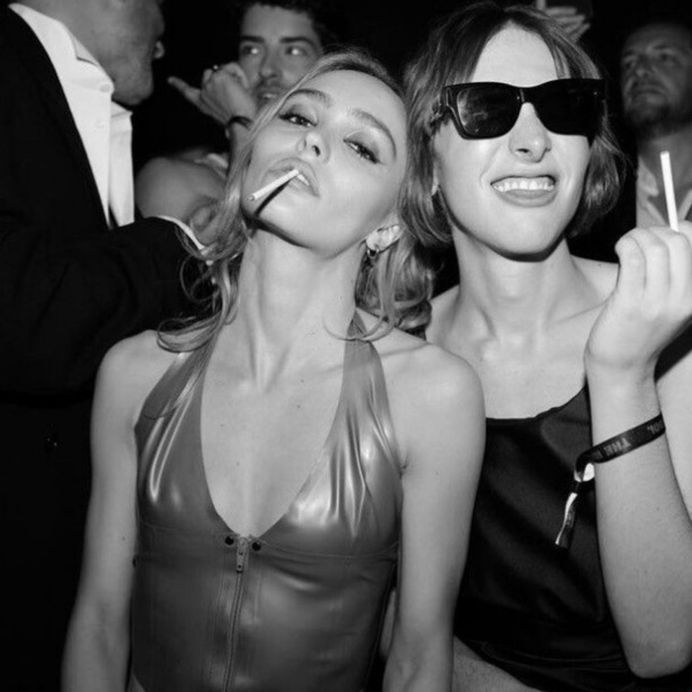 ASO Lily-rose depp miaou latex corset halter top xxs